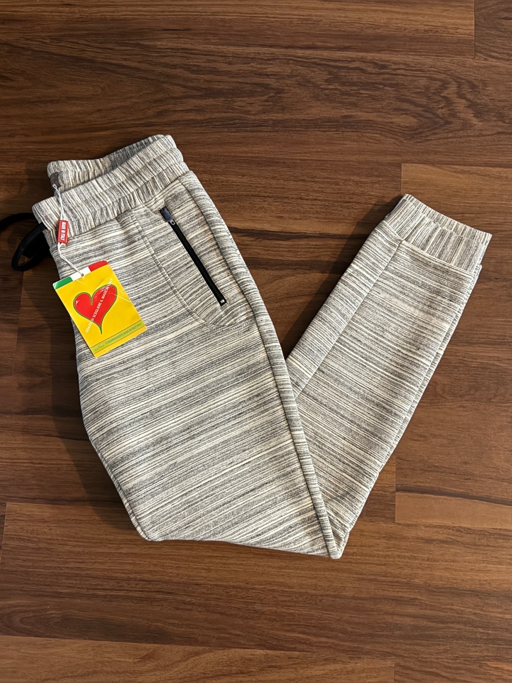 New Women’s Size IT46 Grey Animo Equestrian Jogger Pants